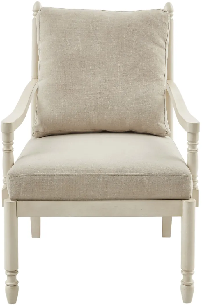 Beeston Cream Accent Chair - Thumbnail - Image 2