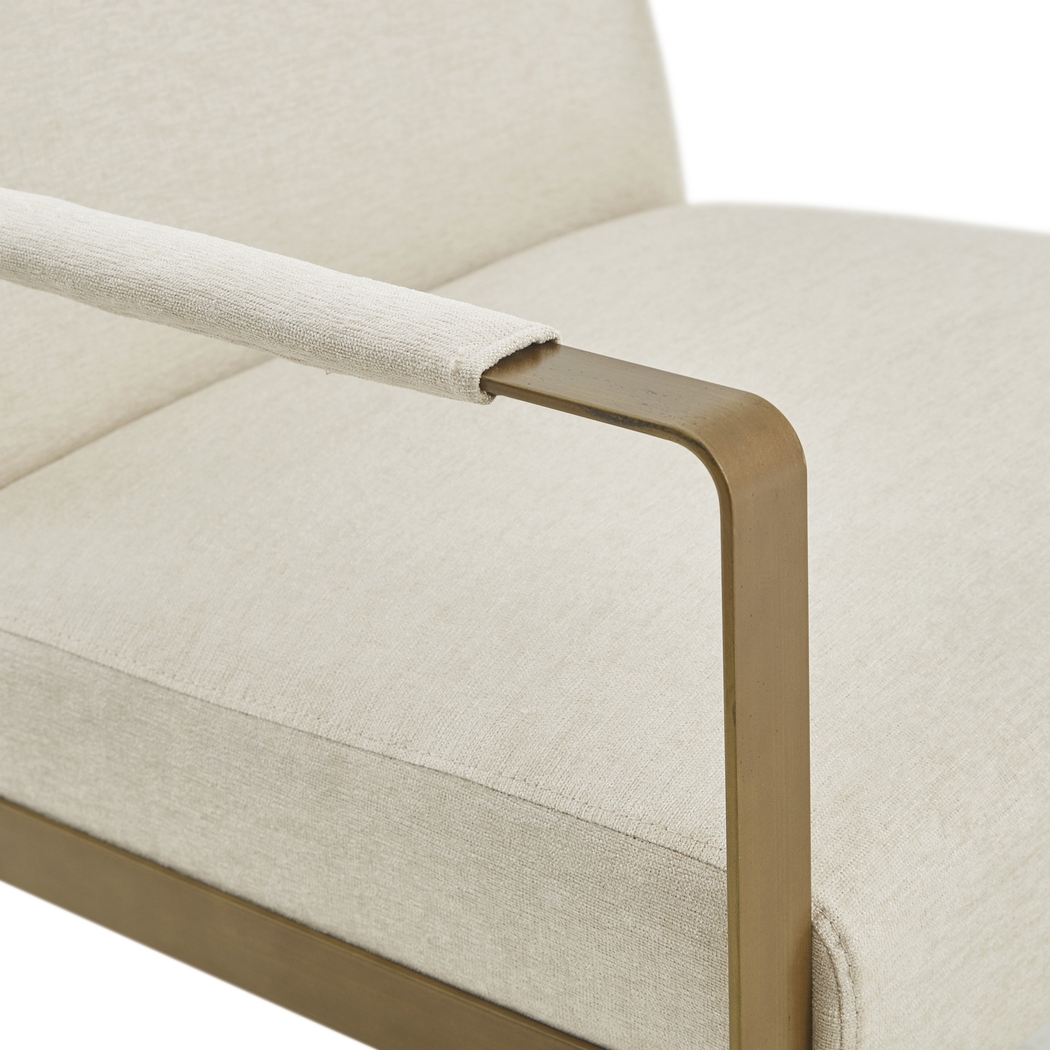 Beevile Cream Accent Chair - Thumbnail - Image 5