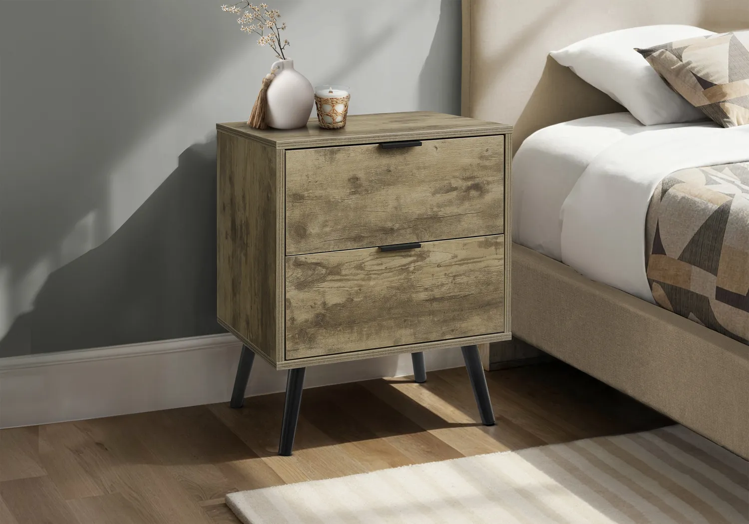 Beeworth Light Brown Nightstand - Thumbnail - Image 3