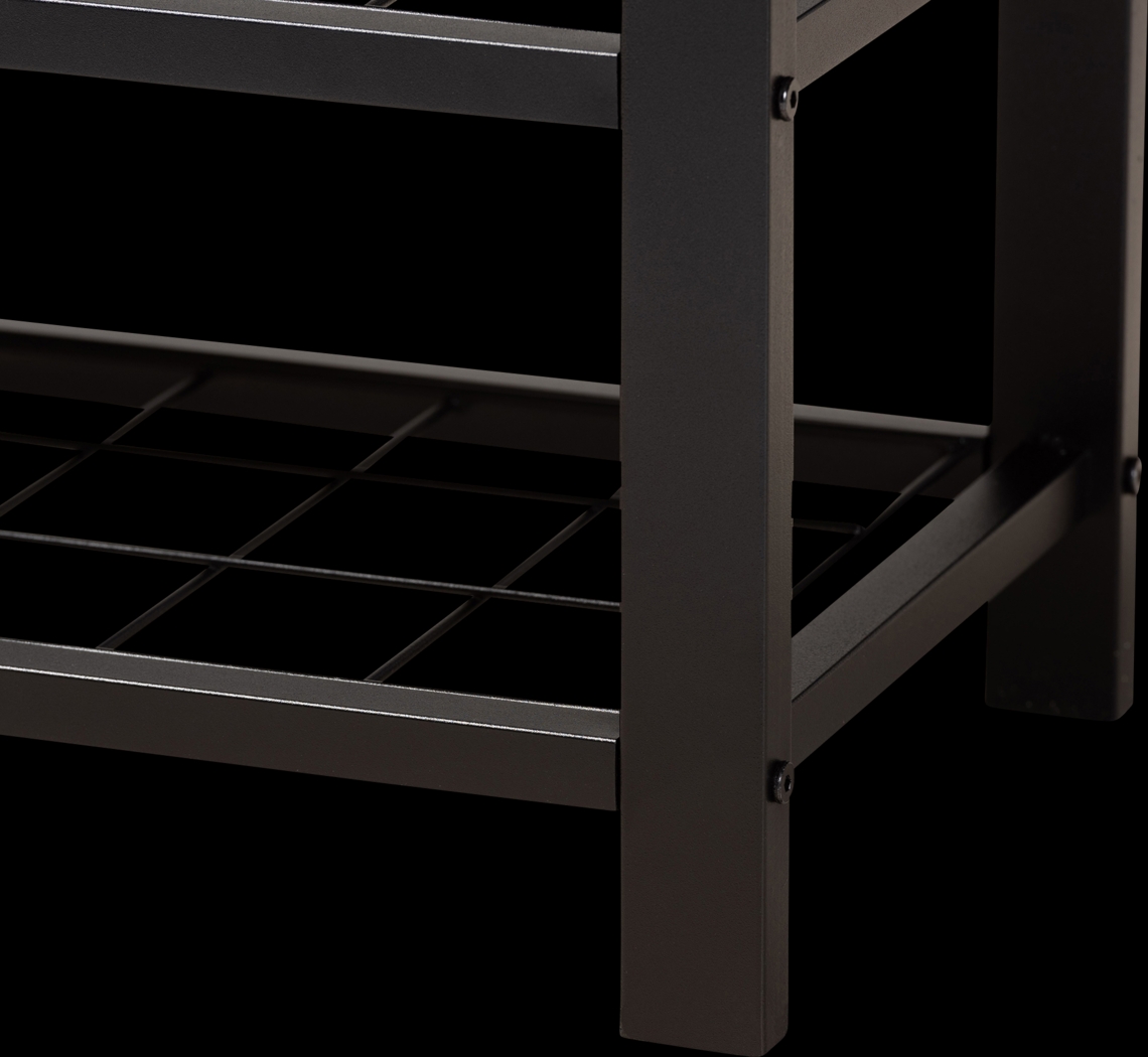 Behrman Dark Brown Accent Bench - Thumbnail - Image 4