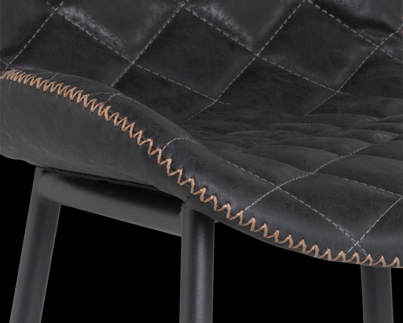 Beideman Black Barstool, Set of 2 - Thumbnail - Image 5