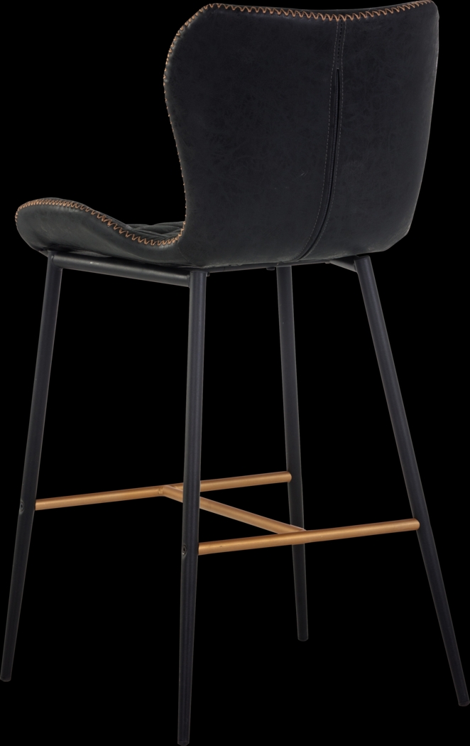 Beideman Black Counter Height Stool, Set of 2 - Thumbnail - Image 3