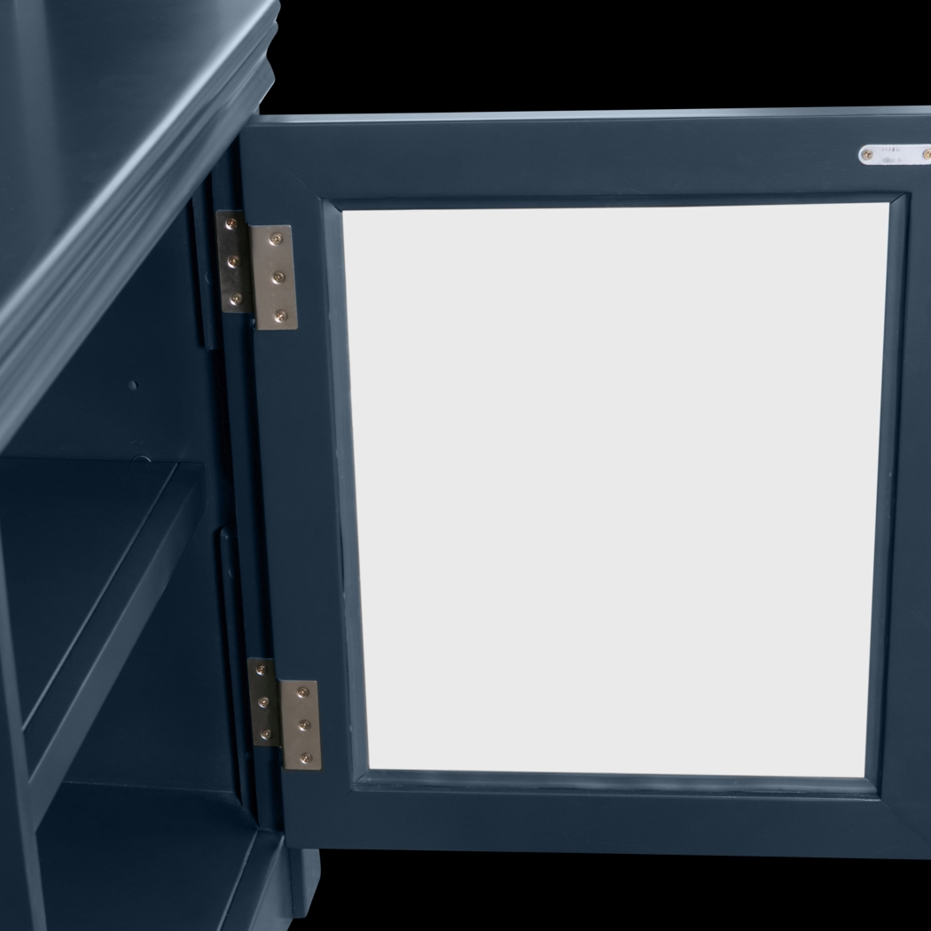 Beidiman I Blue 4 Pc Wall Unit with 104.5 in. Console - Thumbnail - Image 12