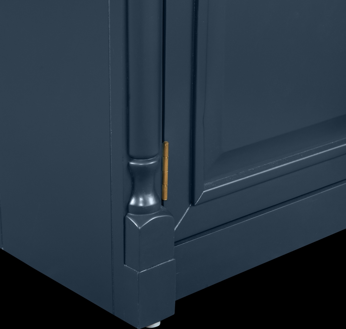 Beidiman I Blue 4 Pc Wall Unit with 104.5 in. Console - Thumbnail - Image 10