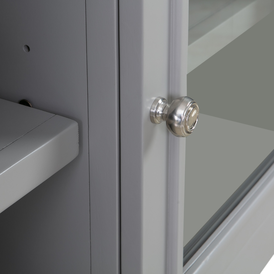 Beidiman I Gray 4 Pc Wall Unit with 104.5 in. Console - Thumbnail - Image 6