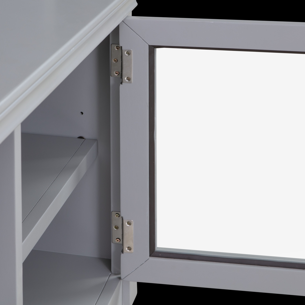 Beidiman I Gray 4 Pc Wall Unit with 104.5 in. Console - Thumbnail - Image 8