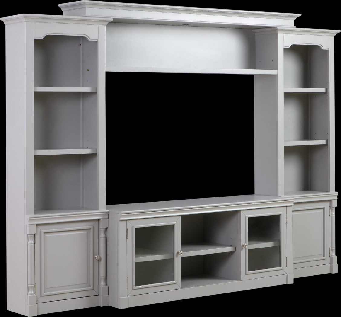 Beidiman I Gray 4 Pc Wall Unit with 104.5 in. Console - Thumbnail - Image 9