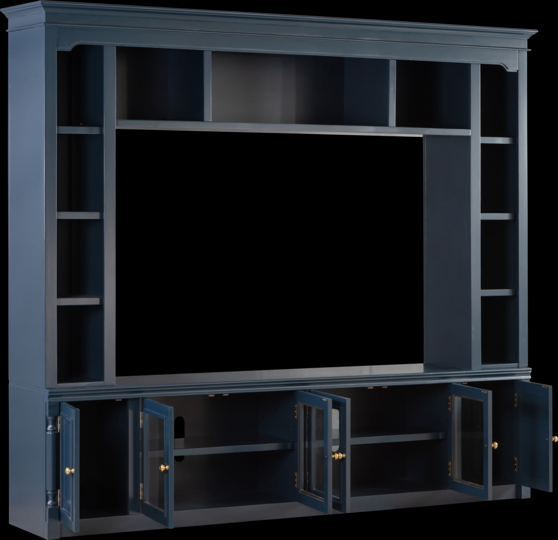 Beidiman II Blue 3 Pc Wall Unit with 98.5 in. Console - Thumbnail - Image 5