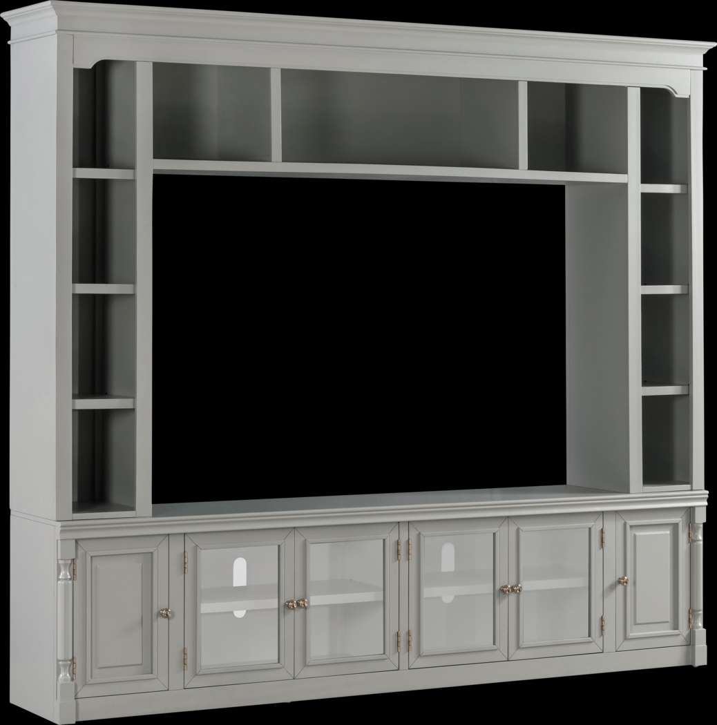 Beidiman II Gray 3 Pc Wall Unit with 98.5 in. Console - Thumbnail - Image 3