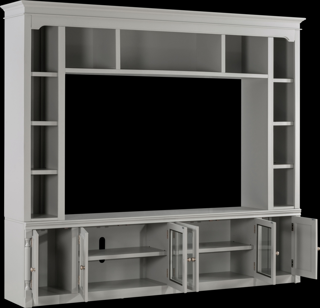 Beidiman II Gray 3 Pc Wall Unit with 98.5 in. Console - Thumbnail - Image 5