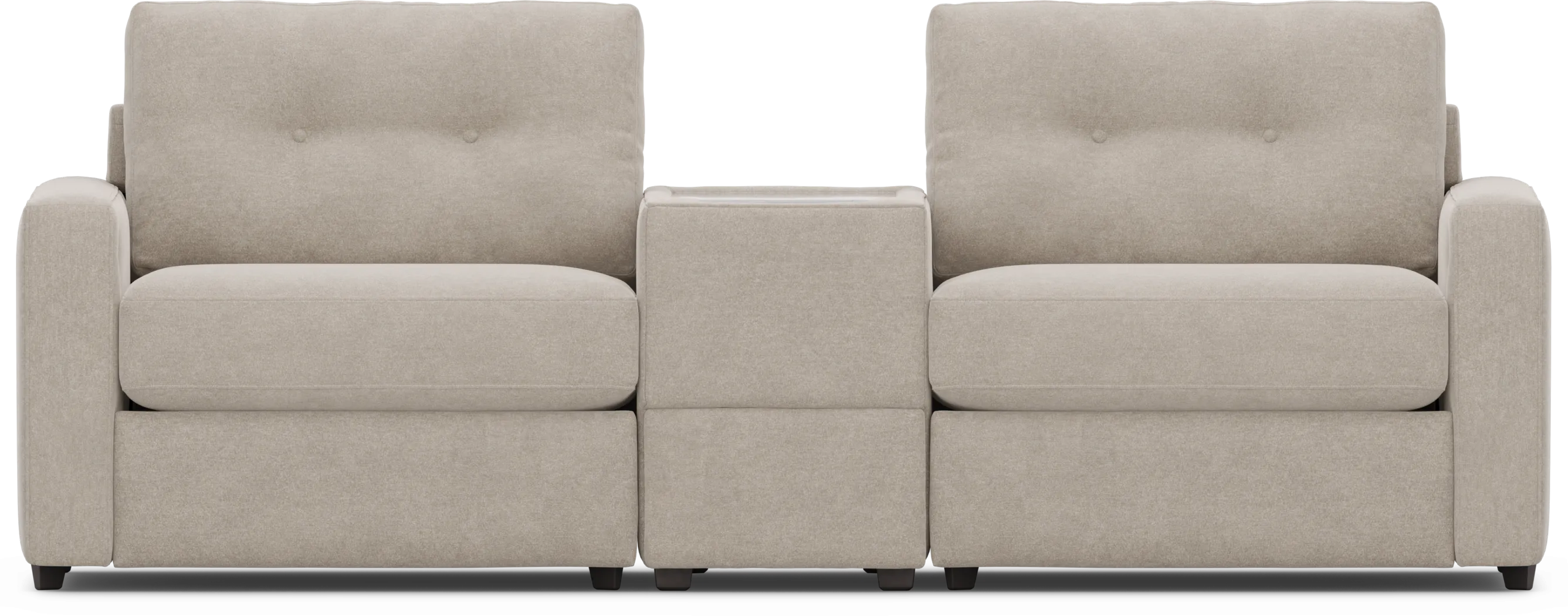 Beige 3 Pc ModularOne with Media Console - Thumbnail - Image 3