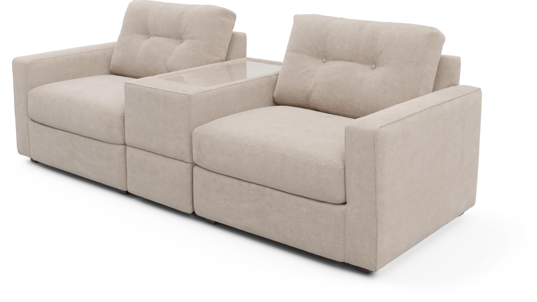 Beige 3 Pc ModularOne - Thumbnail - Image 1