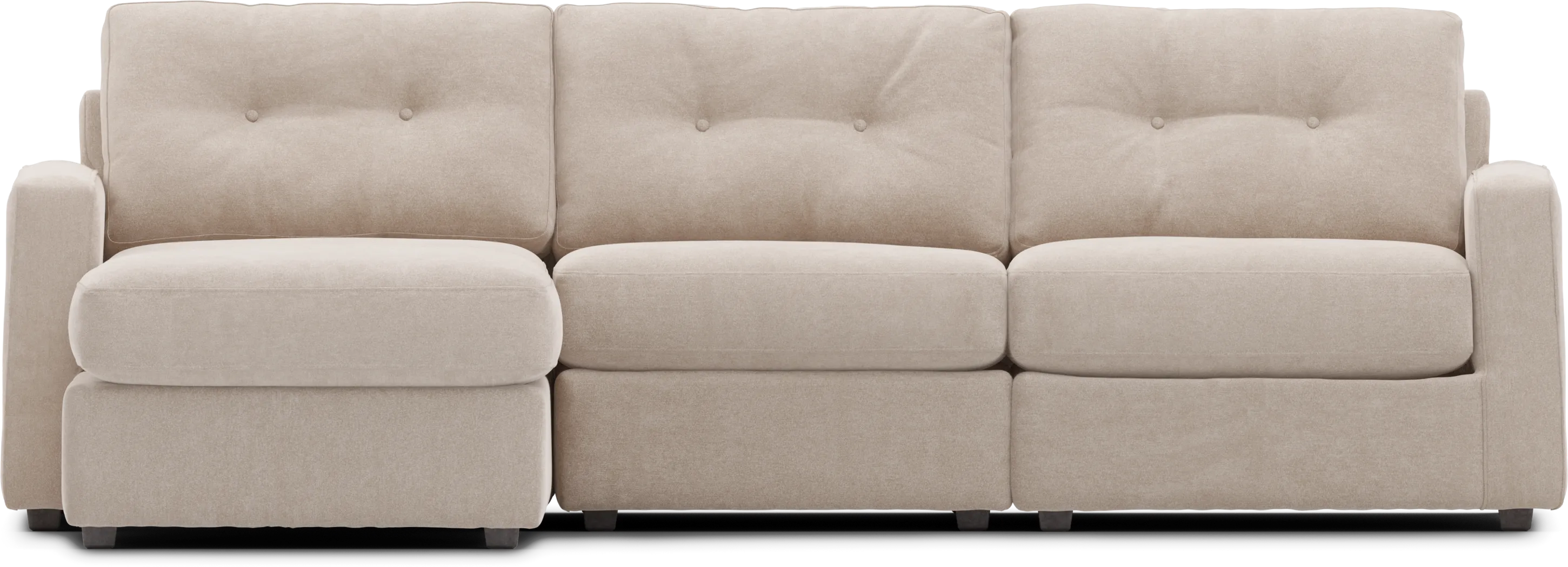 Beige 3 Pc Power Reclining ModularOne - Thumbnail - Image 2