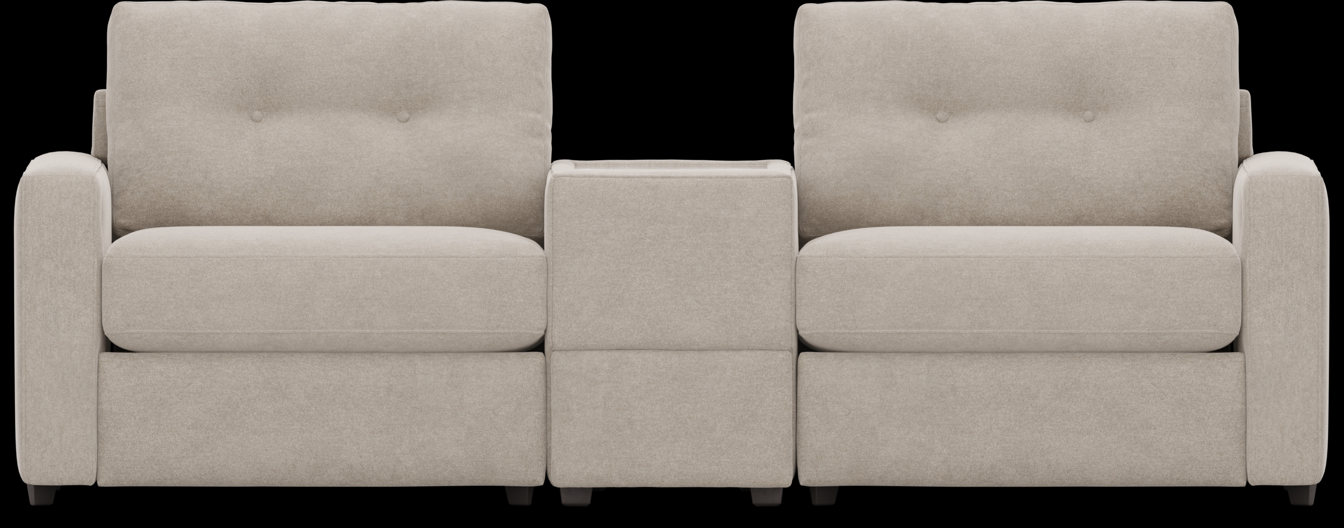 Beige 3 Pc Power Reclining ModularOne - Thumbnail - Image 3