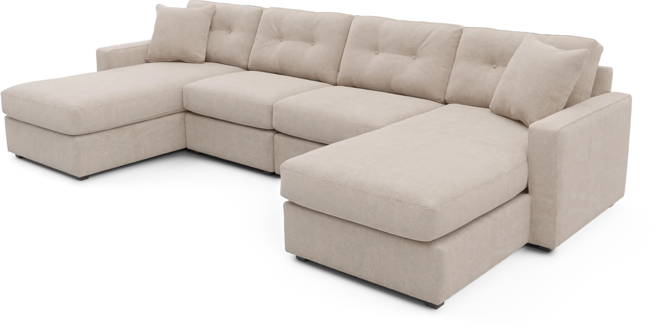 Beige 4 Pc Power Reclining ModularOne - Thumbnail - Image 1
