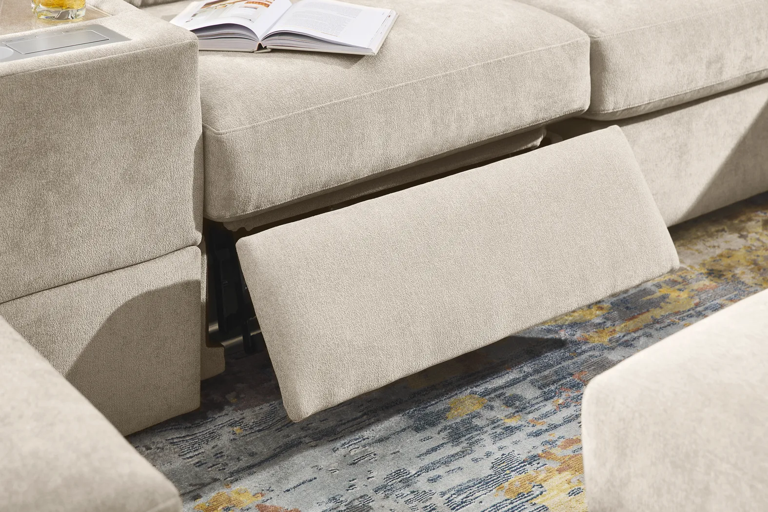 Beige 5 Pc Power Reclining ModularOne - Image 11