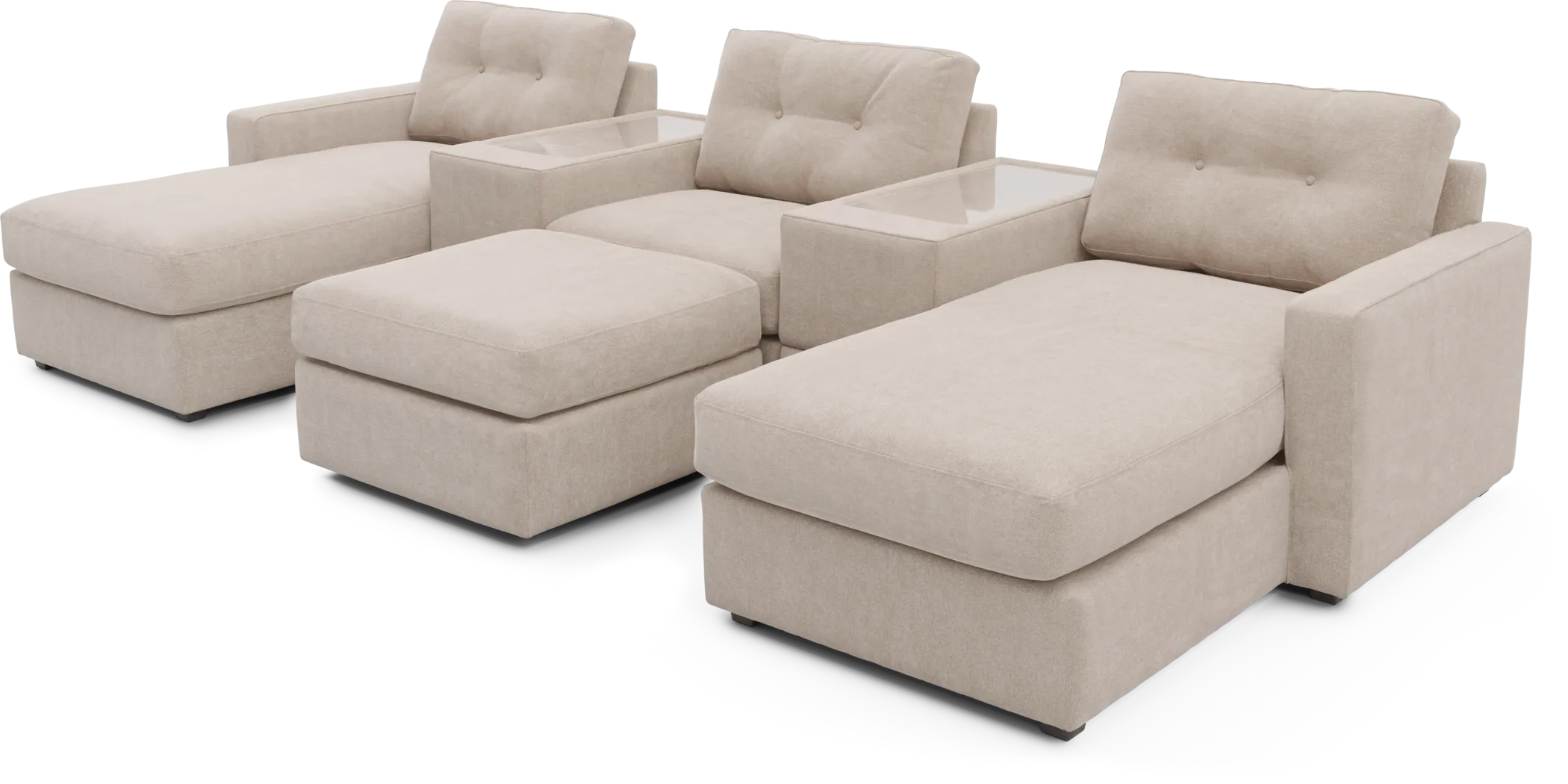 Beige 6 Pc ModularOne - Thumbnail - Image 1