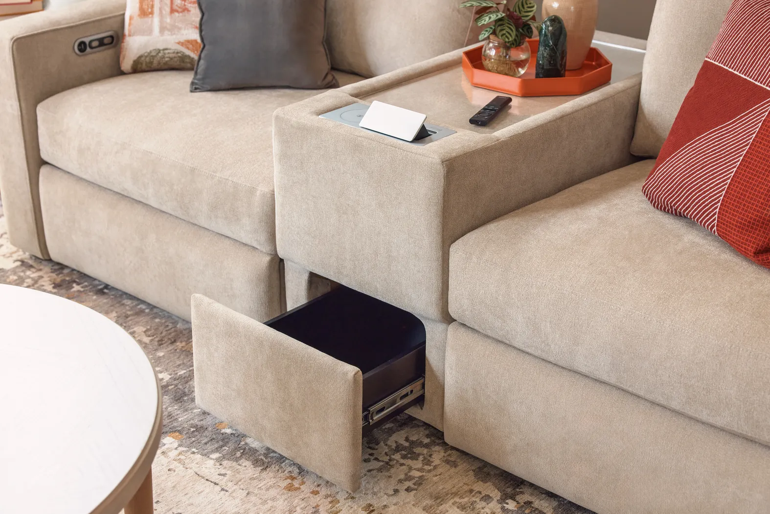 Beige 8 Pc ModularOne with Media Consoles - Image 15