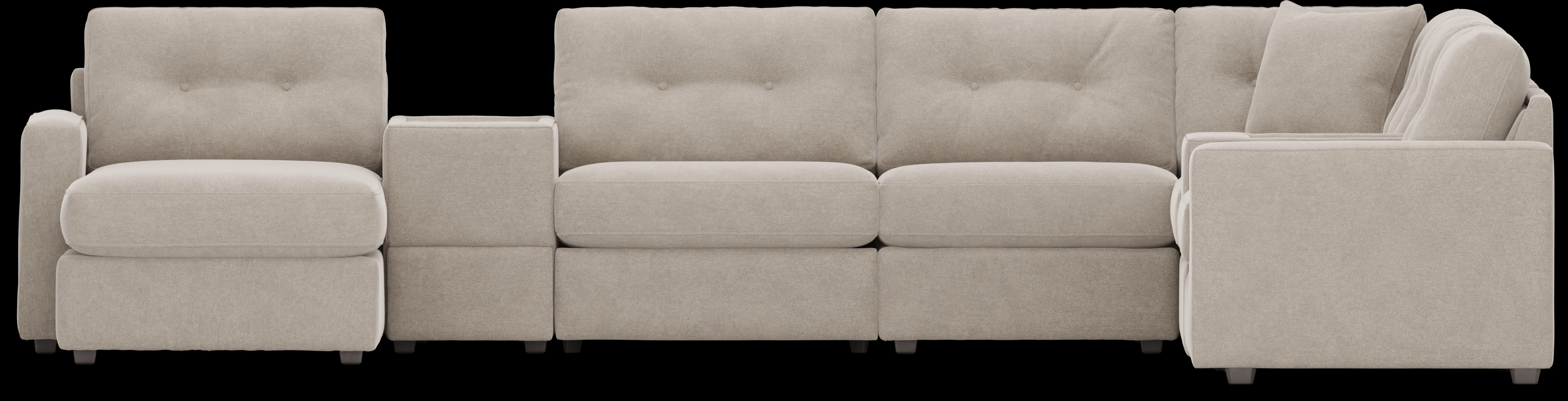 Beige 8 Pc Power Reclining ModularOne - Thumbnail - Image 3