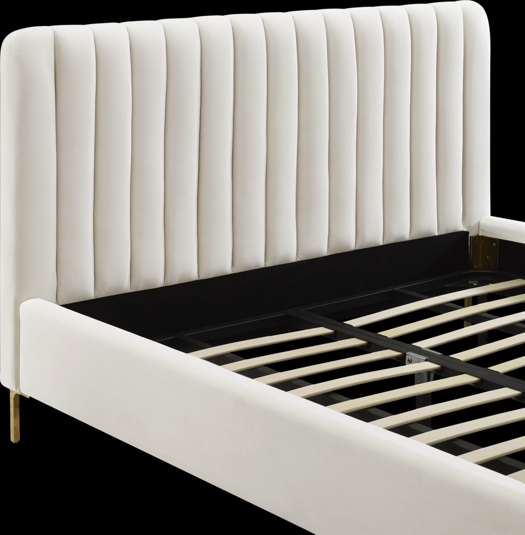 Beineke Cream Queen Bed - Thumbnail - Image 5