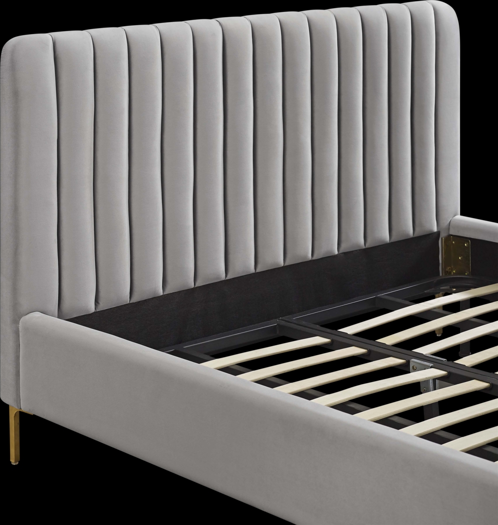 Beineke Gray Queen Bed - Thumbnail - Image 5