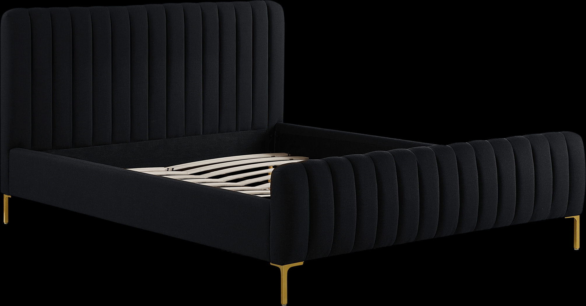 Beineke II Black Queen Bed - Thumbnail - Image 4