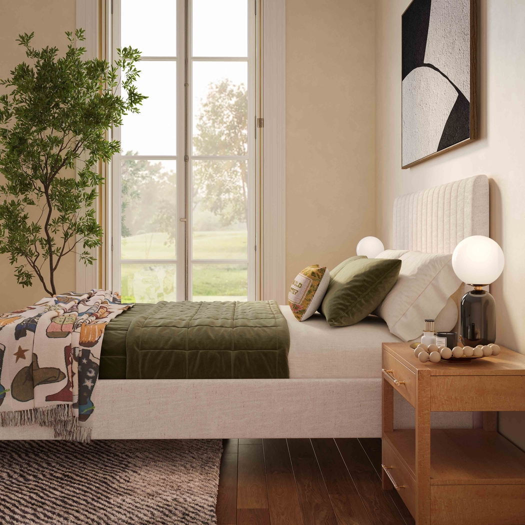 Beineke II Natural King Bed - Thumbnail - Image 2