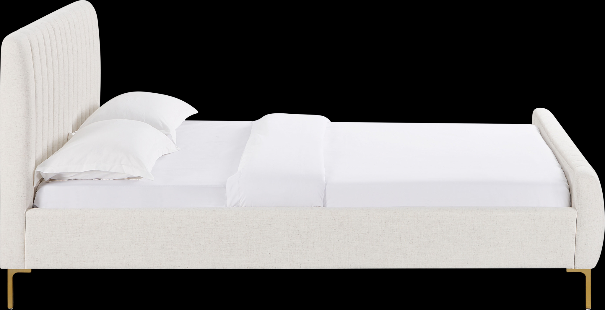 Beineke II Natural Queen Bed - Thumbnail - Image 3