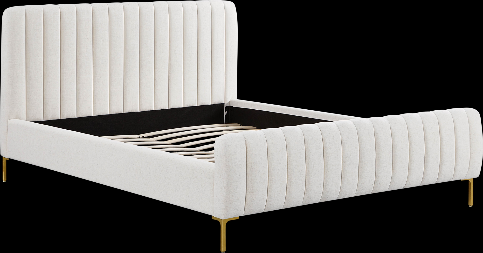 Beineke II Natural Queen Bed - Thumbnail - Image 4