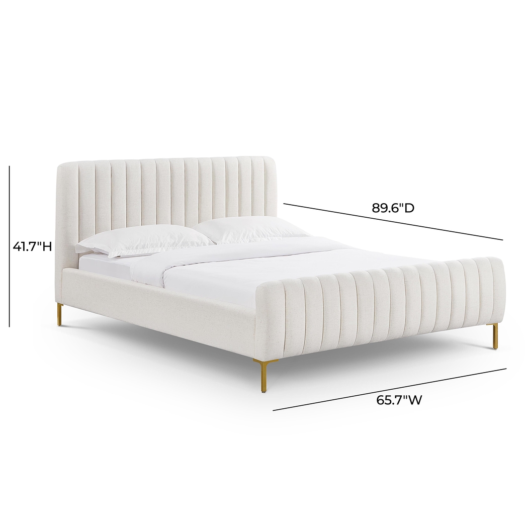 Beineke II Natural Queen Bed - Thumbnail - Image 9
