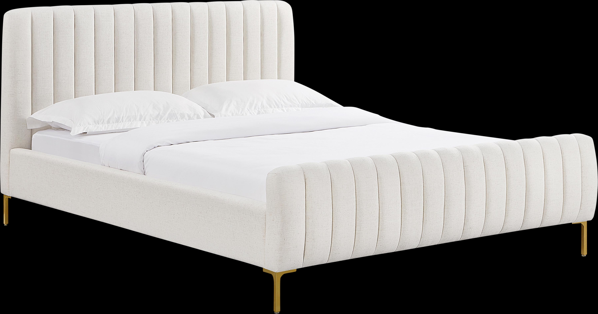 Beineke II Natural Queen Bed - Thumbnail - Image 1