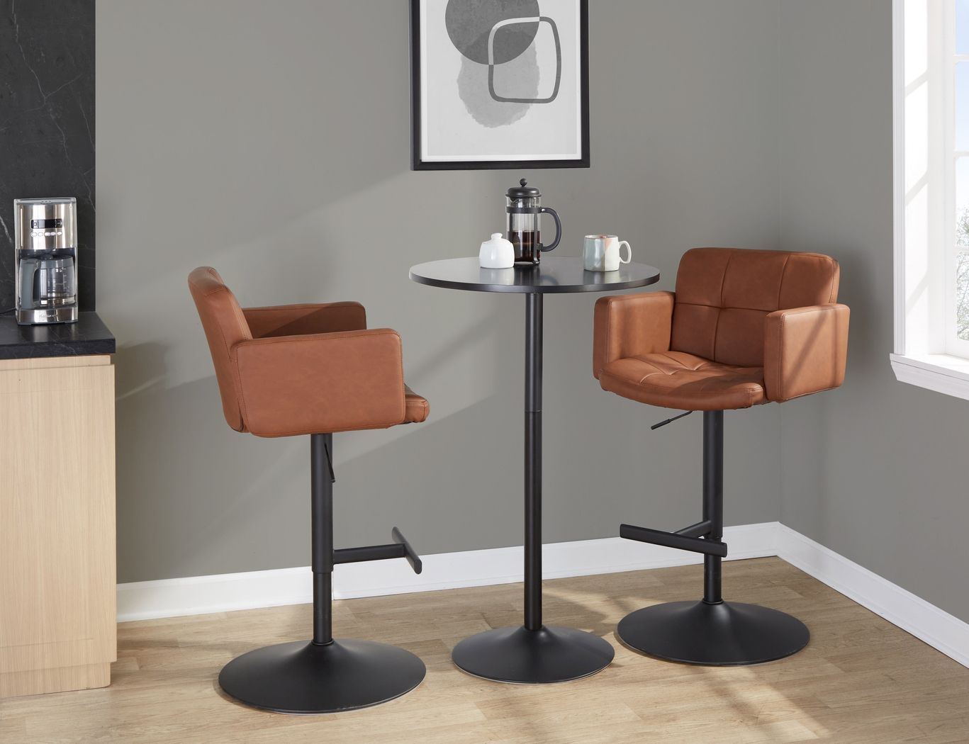 Beist Camel Adjustable Swivel Barstool - Thumbnail - Image 3