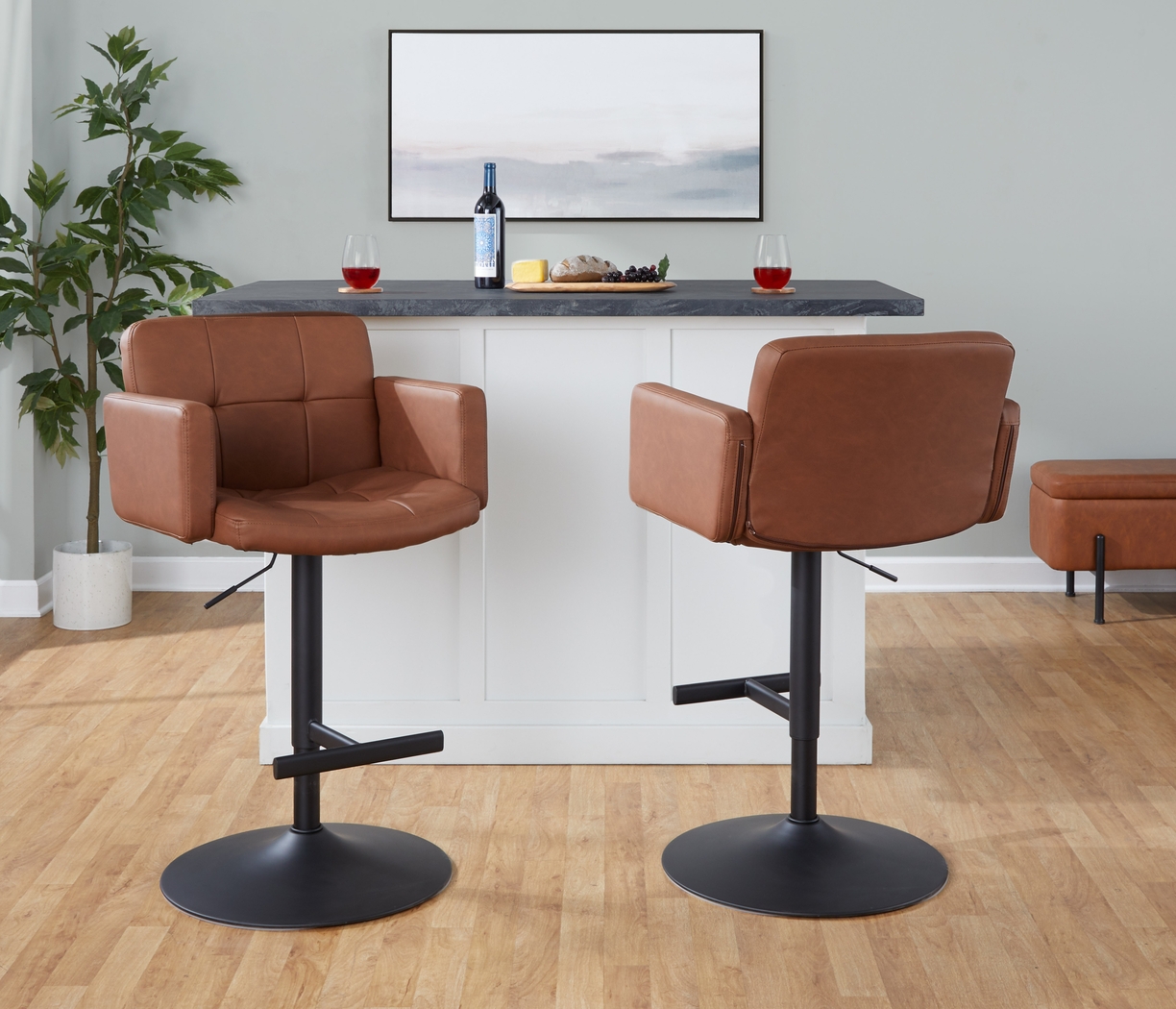 Beist Camel Adjustable Swivel Barstool - Thumbnail - Image 6