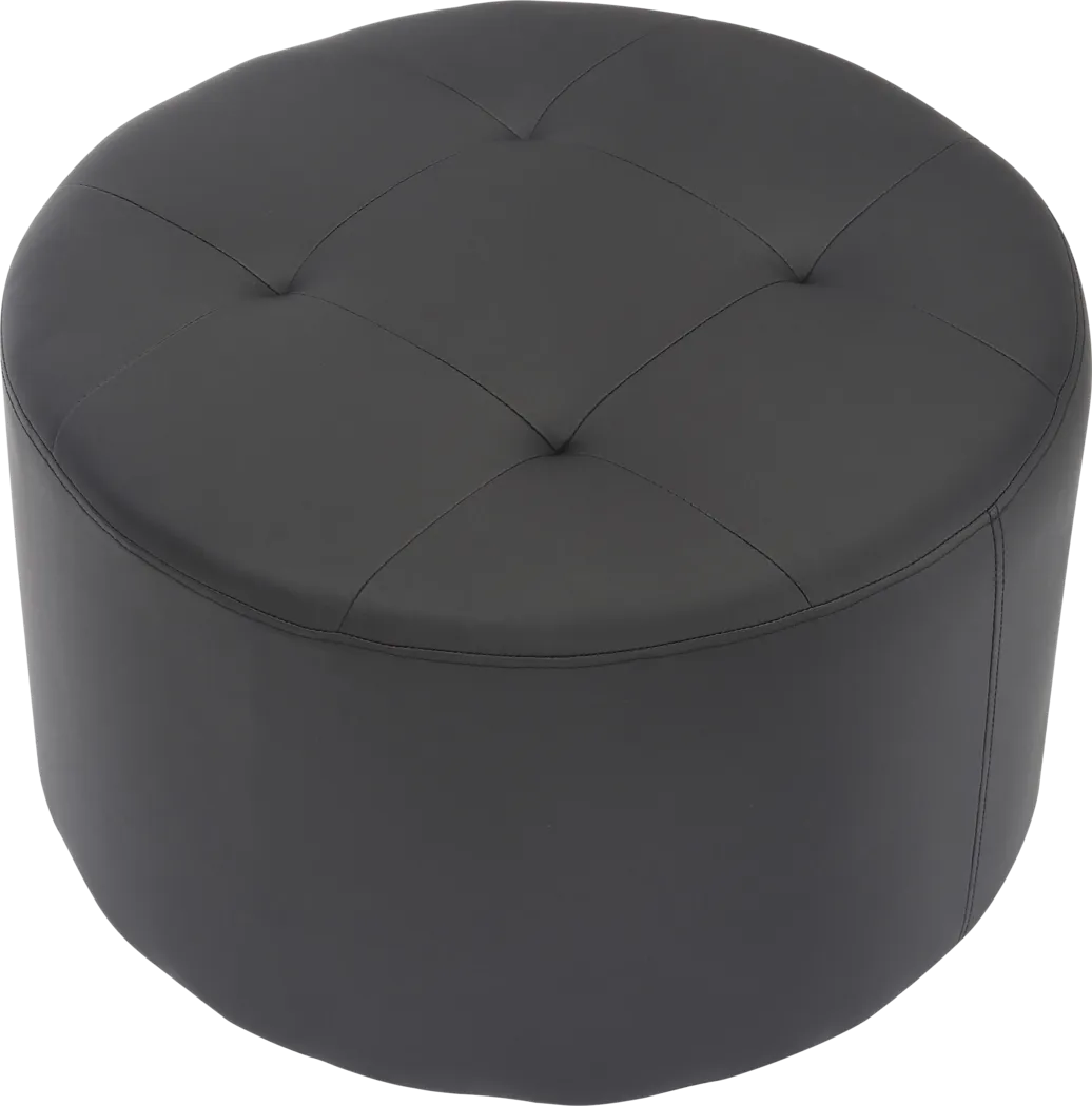 Bekay Black Ottoman - Thumbnail - Image 6