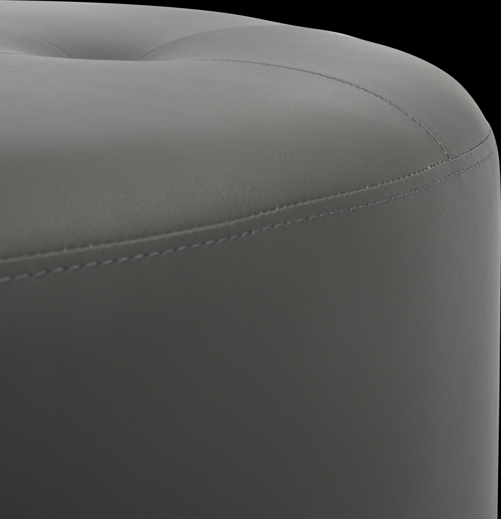 Bekay Gray Ottoman - Thumbnail - Image 4