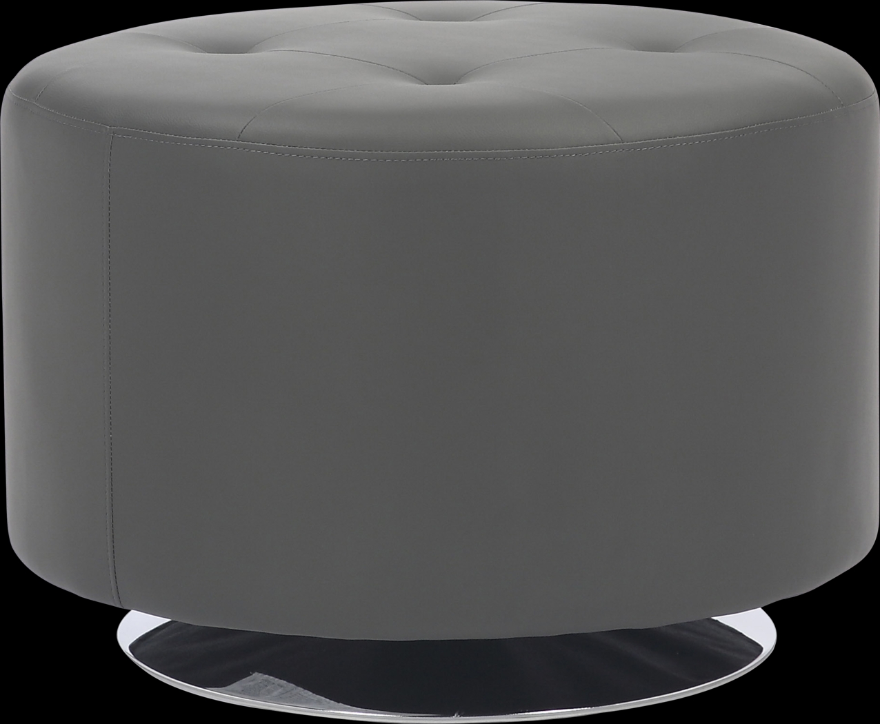 Bekay Gray Ottoman - Thumbnail - Image 1