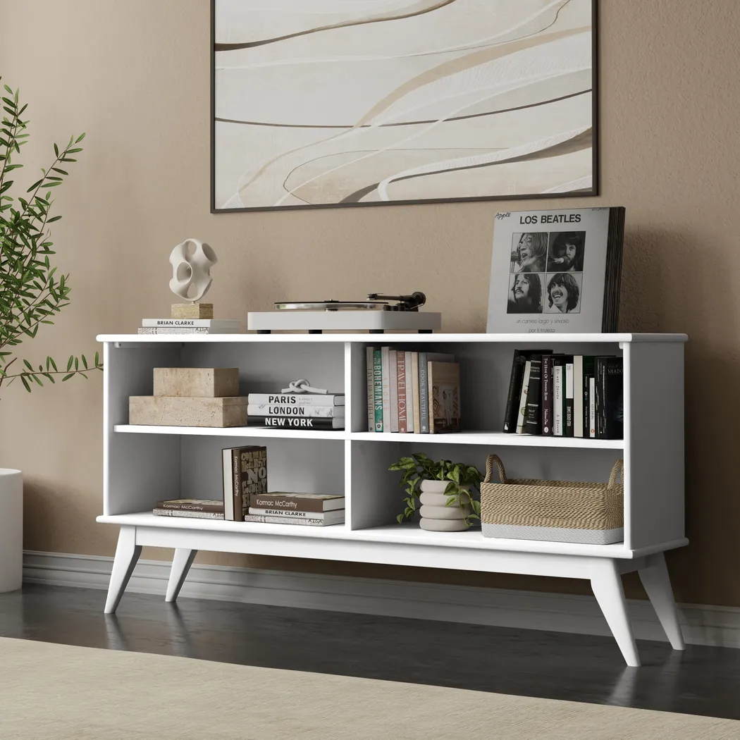 Bekaye White Bookcase - Thumbnail - Image 2