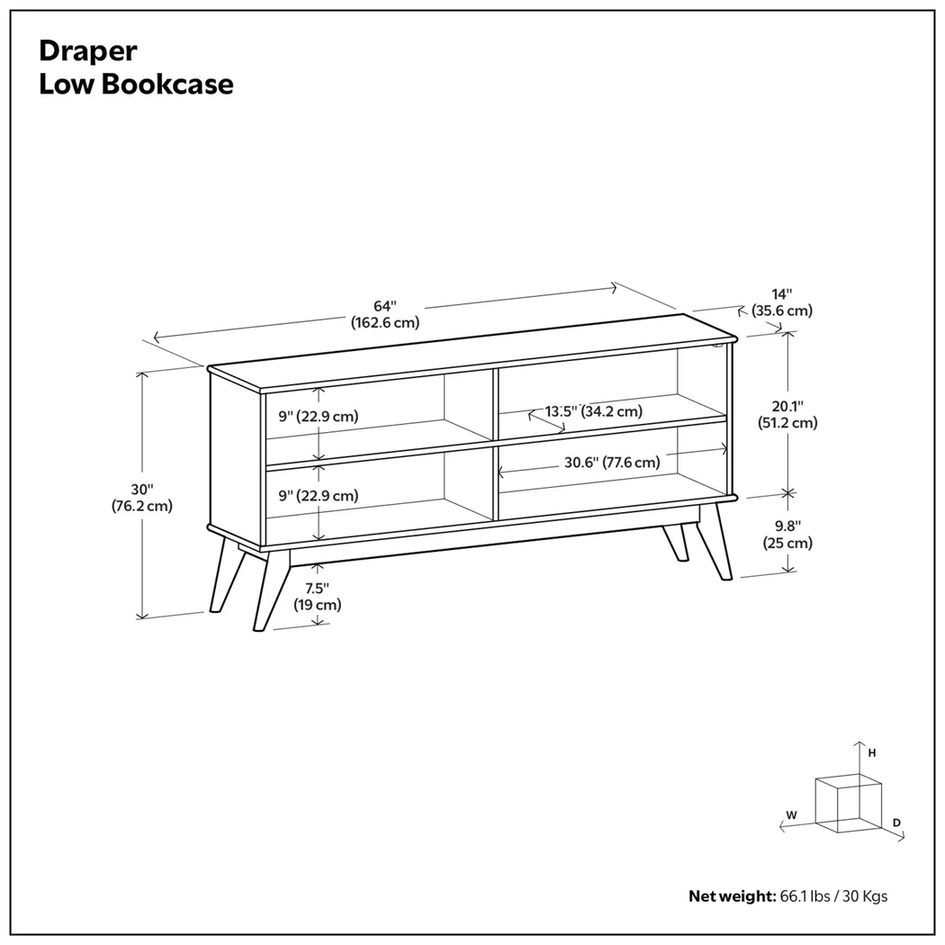 Bekaye White Bookcase - Thumbnail - Image 11