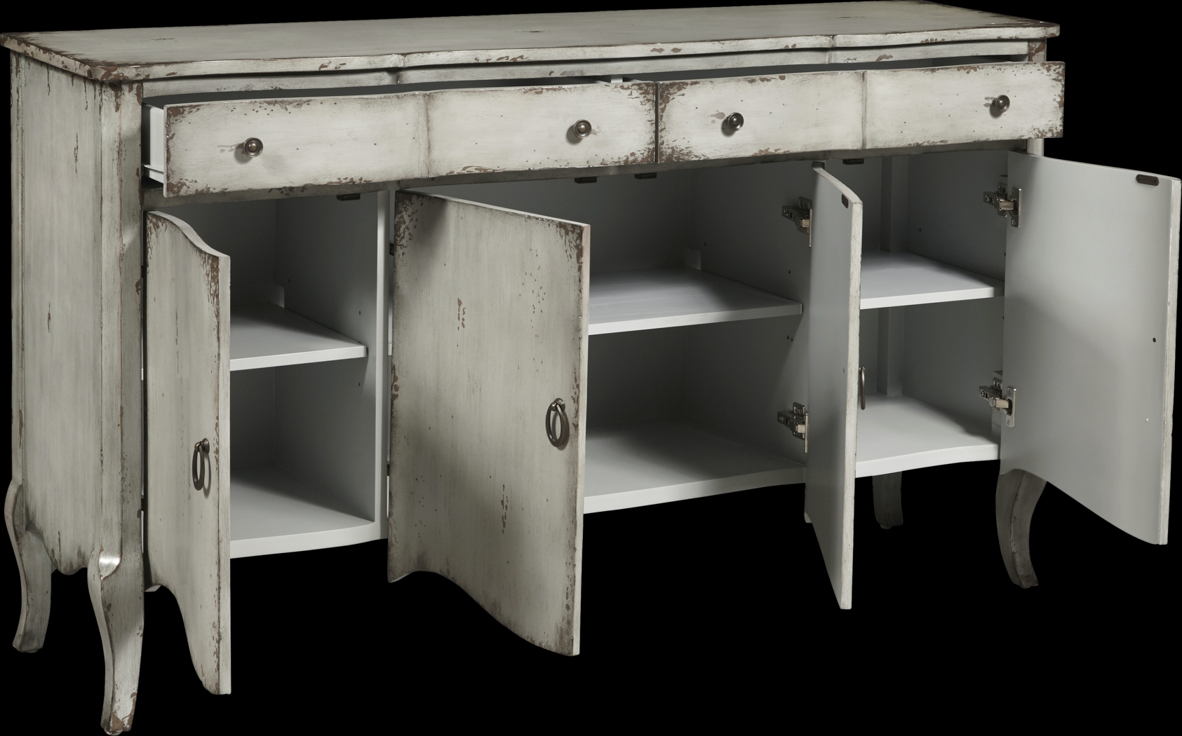 Bekington Gray Credenza - Thumbnail - Image 3