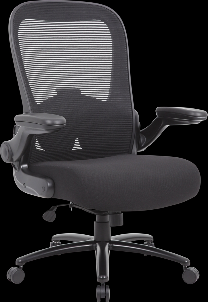 Bekoe Black Desk Chair - Thumbnail - Image 1