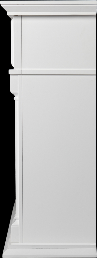 Bekonscot I White 48 in. Console With Color Changing Electric Fireplace - Thumbnail - Image 3