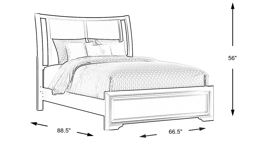 Dimension Image. Please refer to the Dimension Tab on this page for dimension details.