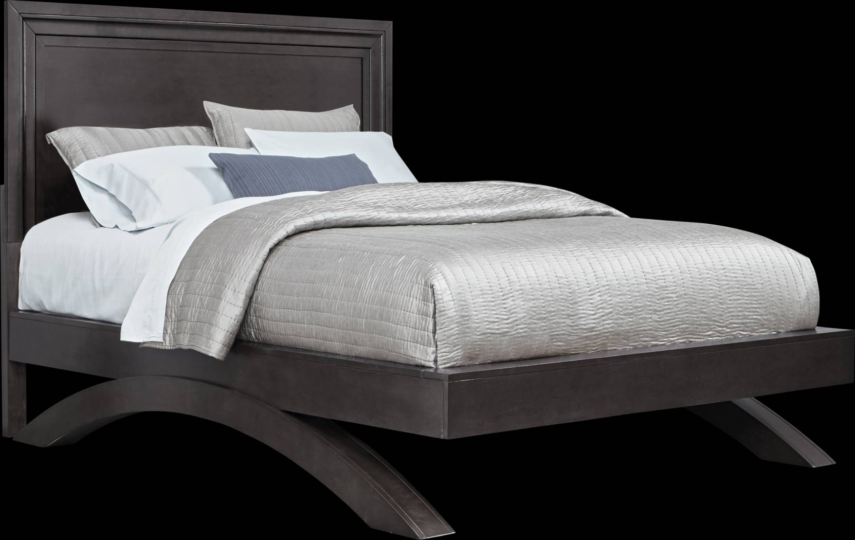 Belcourt Black 5 Pc Queen Panel Arch Bedroom - Thumbnail - Image 2