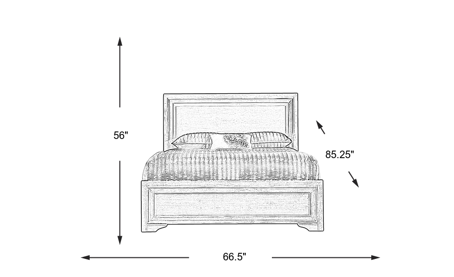 Dimension Image. Please refer to the Dimension Tab on this page for dimension details.