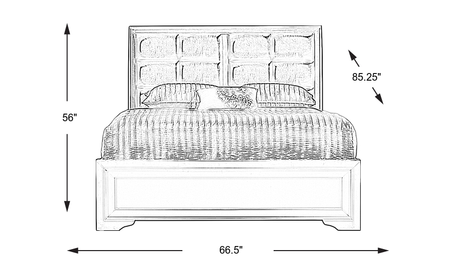 Dimension Image. Please refer to the Dimension Tab on this page for dimension details.