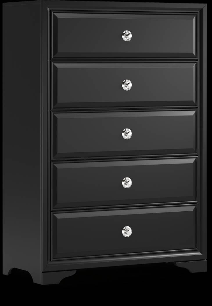 Belcourt Black 8 Pc Queen Lattice Bedroom - Thumbnail - Image 12