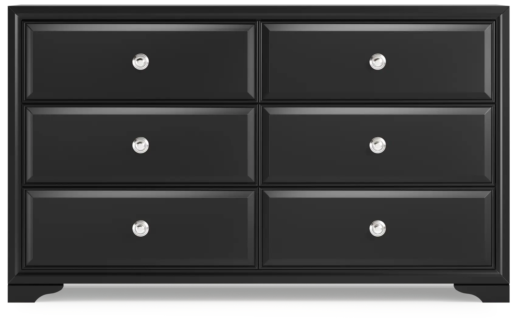 black dresser