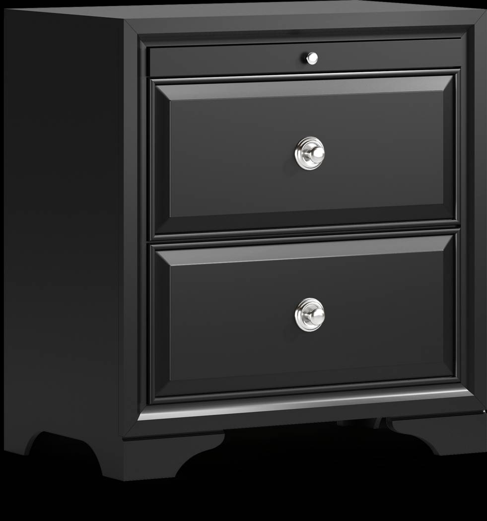 Belcourt Black 7 Pc Queen Sleigh Bedroom - Thumbnail - Image 11