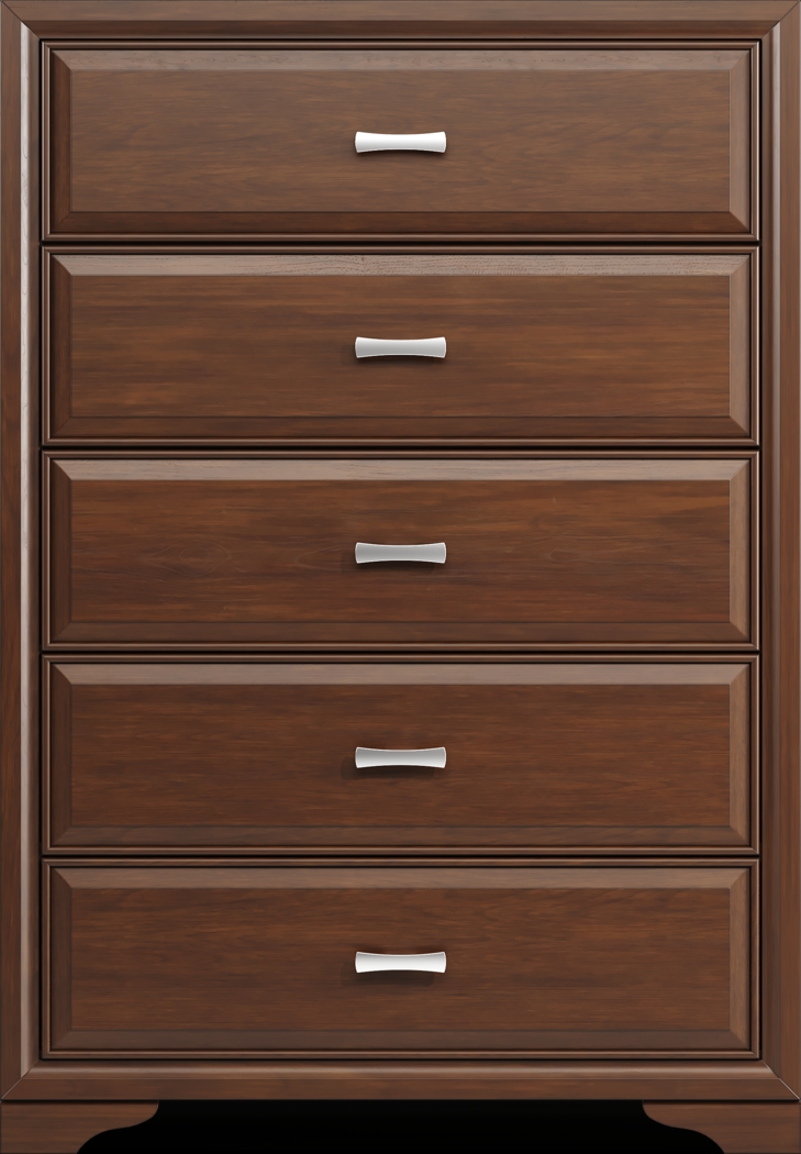 Belcourt Brown Cherry Finish Chest - Thumbnail - Image 4