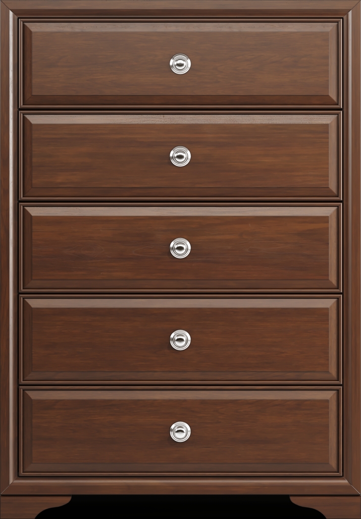 Belcourt Brown Cherry Finish Chest - Thumbnail - Image 1
